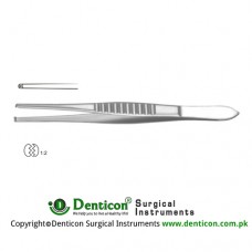 Mod. USA Slender Pattern Dissecting Forcep 1 x 2 Teeth Stainless Steel, 14.5 cm - 5 3/4"